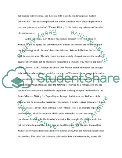 Behavioral Psychology