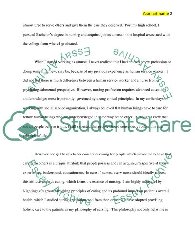 Nursing Ethics Experience