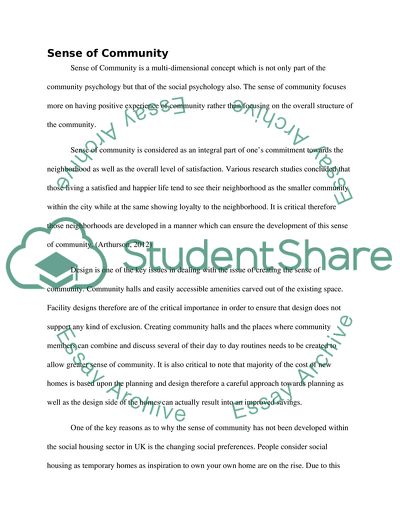 Social Housing in the UK