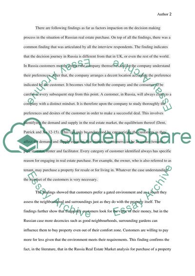 Process of the Russian Real Estate Purchase
