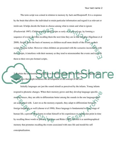 Theorists Associated with Cognitive Development