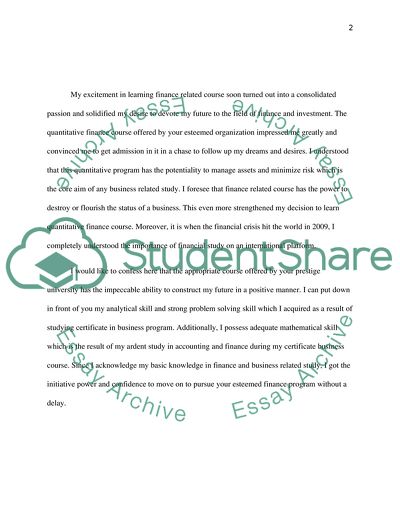 Statement of Purpose