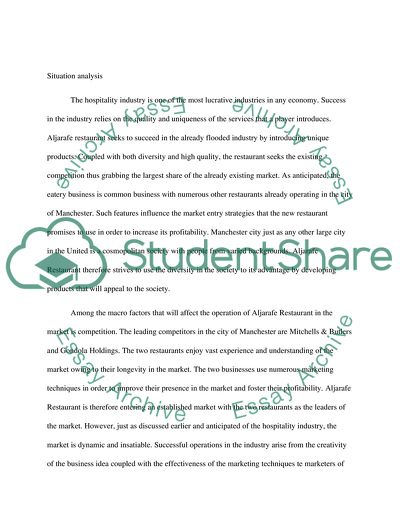 E-marketing plan for Aljarafe Restaurant