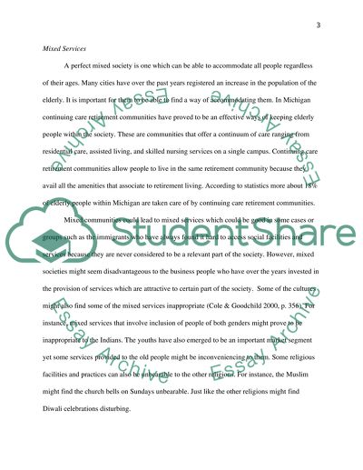 Mixed Communities in Planning