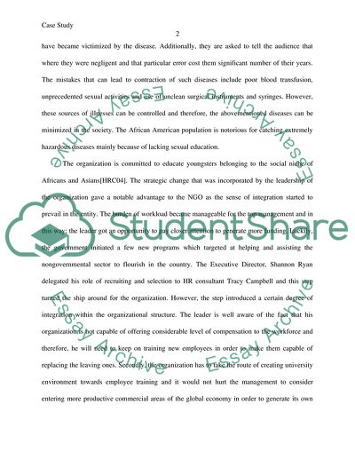 Black Coalition for AIDS Prevention: Special Emphasis on HRM