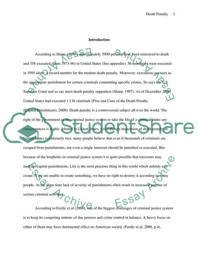 Positive and Negative Aspects of the Death Penalty