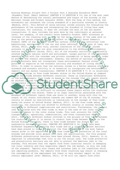 National Income and Product Accounts Discussion