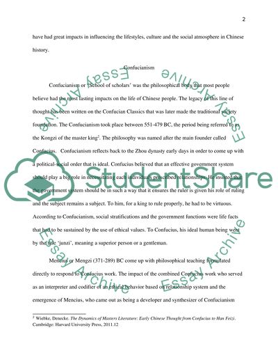 The Hundred Schools of Thought (Ancient Chinese Philosophies)