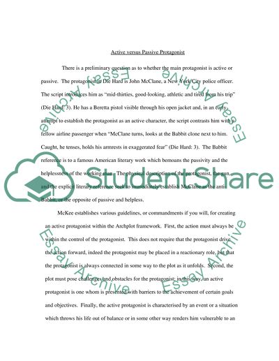 Archplot in the film Die Hard