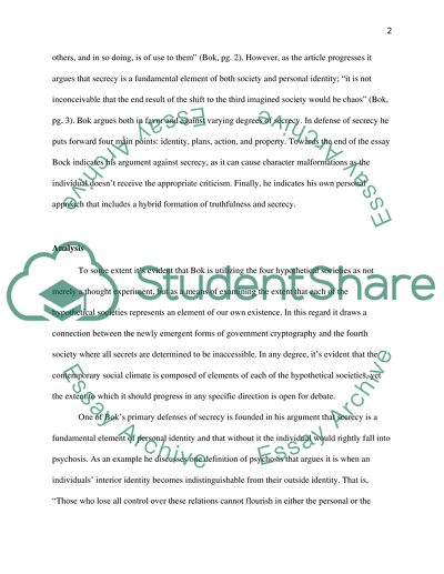 Ethics, Language and Argument: A Rhetorical Analysis