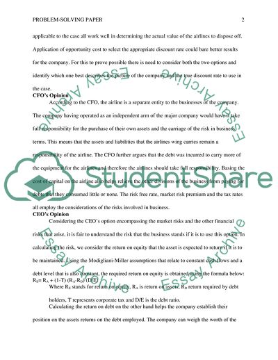 The Investment Risk of the Djakarta Plant