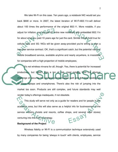 Wi-Fi Implementation in Hotels, Restaurants and Resorts