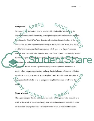 Survival of the Newspaper Industry