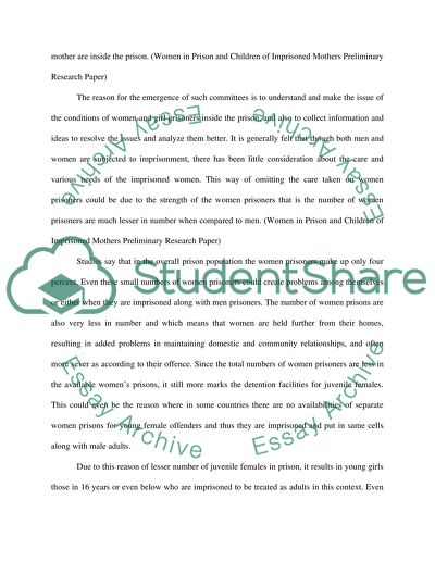 The Health and Sanitary Conditions Within Womans Prisons in the United Kingdom