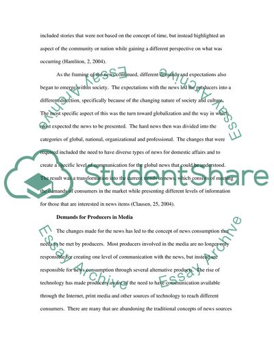 Evolution of News Programs