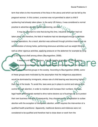 Abortion as a Social Dilemma