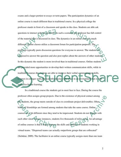 The Online Higher Education Market in the USA