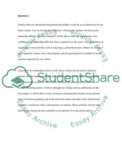 Question 1 and Question 2