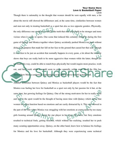 Love and Basketball by Sanaa Lathan