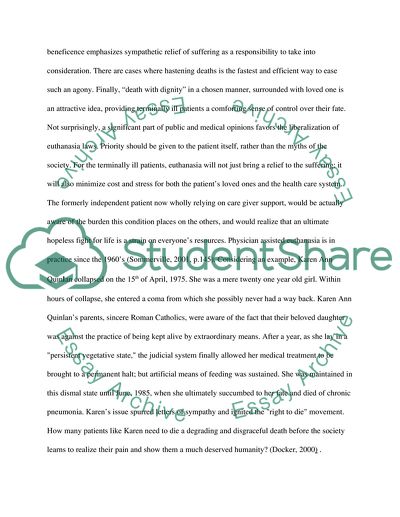 Should Physician-Assisted Suicide Be Legal