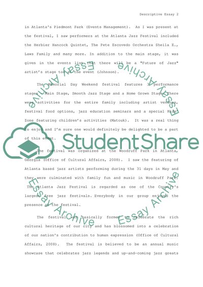 The Jazz Festival of Atlanta