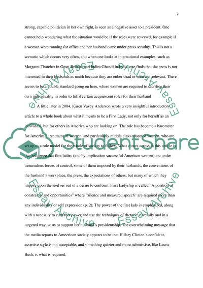 Gender Stereotyping of American First Ladies