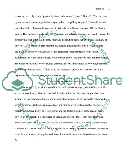 Outsourcing offshore At Darden restaurants