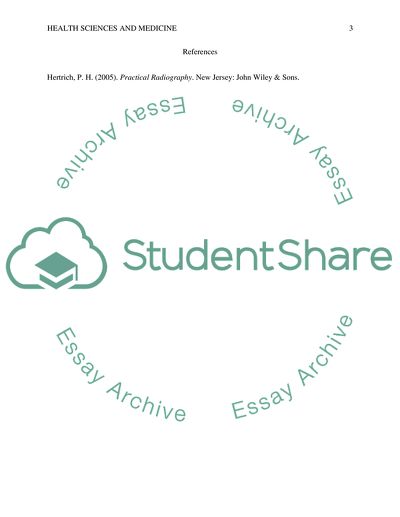 Screen Speeds in Radiography
