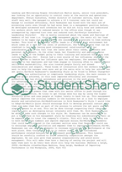 LP7- Leading & Motivating people