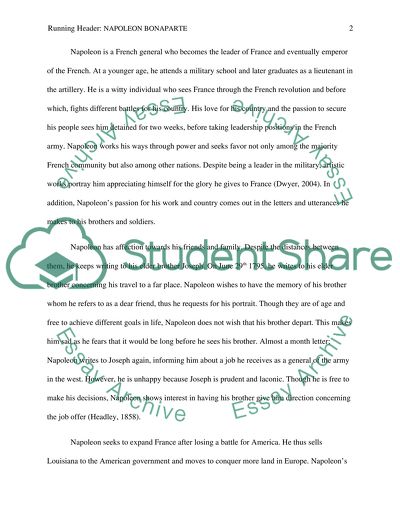 Napoleon as an Irreplaceable Leader in French History