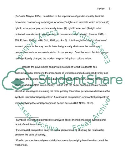 Effective Ways on How We Can Alleviate Sexism in Our Society