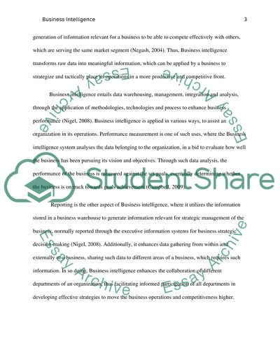 IT - Business Intelligence