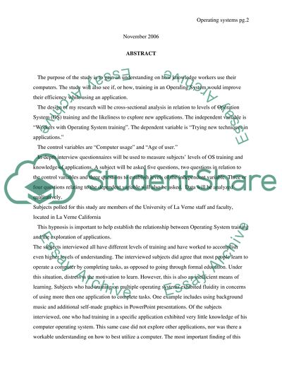 Operating systems research papers