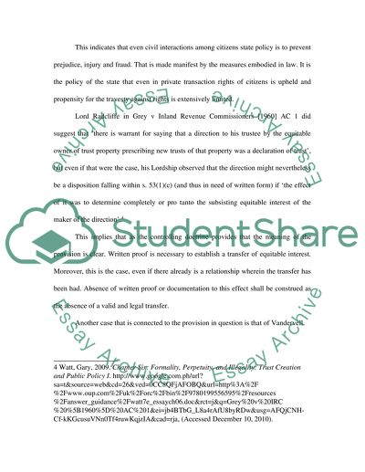 LAW OF EQUITY & TRUSTS