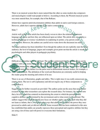 Powerful Perceptual and Cognitive Abilities