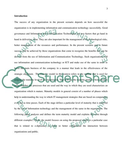 E-Diplomacy Maturity Model