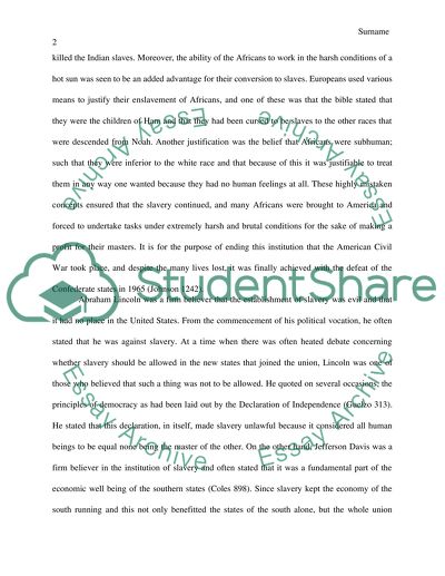 Slavery in Civil War Era