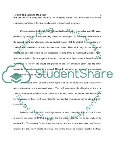 Incident command essay example image