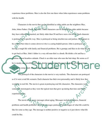 The movie Grumpy Old Men