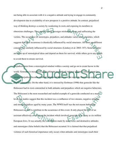 The difference between attitude formation, stereotyping and prejudice