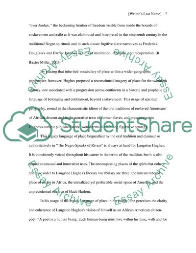 Langston Hughes Poem