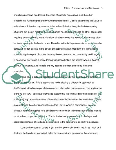 Health Essay Writing Ethicsframeworks And Decisions Theme For English B Essay also American Dream Essay Thesis Ethicsframeworks And Decisions Essay Example Topics And Well A Modest Proposal Essay