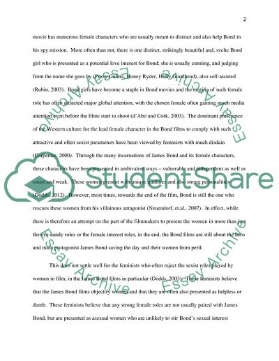 Women in James Bon films from a feminist perspective