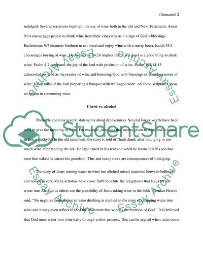 Jesus and Gin: Alcohol