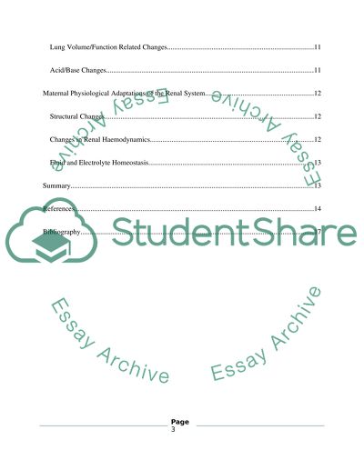 Integrated Clinical Physiology: Pregnancy