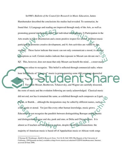 Teaching Harmony: Instructing Music in Relation to the World