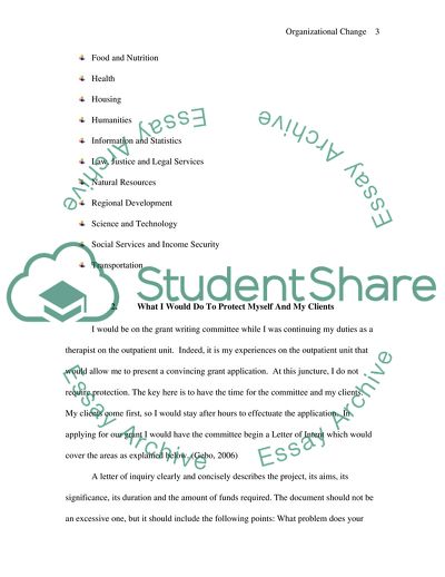 Organizational Change