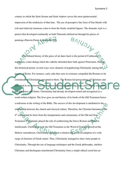 Saint Jerome and Saint Andrew by Jacopo Robusti Tintoretto