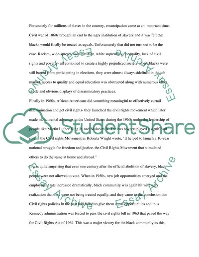 Social stratification of African Americans