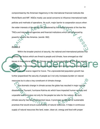 International Relations and the World of Trade